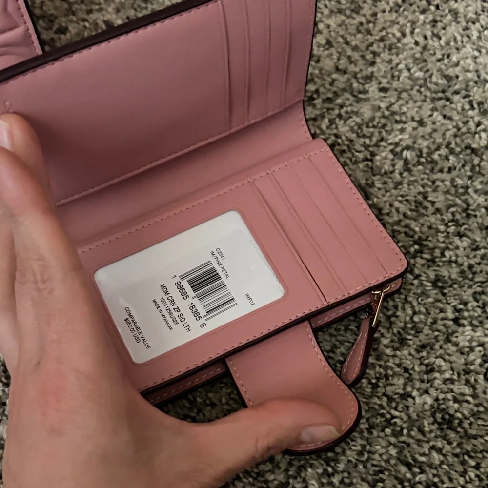 Coach Pink Maggie Embossed Satchel and Wallet Set - Picture 6 of 7